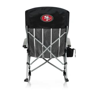 Thumbnail 2: SAN FRANCISCO 49ERS SAN FRANCISCO 49ERS NFL Outdoor Rocking Camp Chair with Bag 
