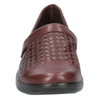 BURGUNDY WOVEN EMBOSSED