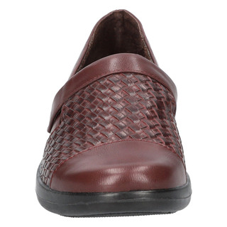 Thumbnail 4: BURGUNDY WOVEN EMBOSSED