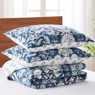 Thumbnail 24: Levtex Home Levtex Home Reversible Floral Laure Quilt & Sham Set 