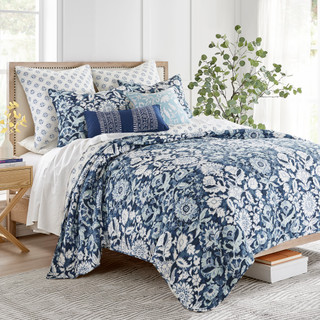 Thumbnail 8: Levtex Home Levtex Home Reversible Floral Laure Quilt & Sham Set 