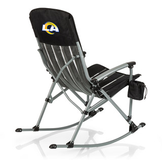 Thumbnail 2: LOS ANGELES RAMS  NFL Los Angeles Rams Outdoor Rocking Camp Chair with Bag 