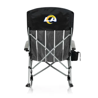 Thumbnail 4: LOS ANGELES RAMS  NFL Los Angeles Rams Outdoor Rocking Camp Chair with Bag 