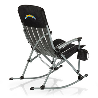 Thumbnail 1: LOS ANGELES CHARGERS  NFL Outdoor Los Angeles Chargers Rocking Camp Chair with Bag 