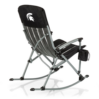Thumbnail 1: MICHIGAN STATE SPARTANS Michigan State Spartans Outdoor Rocking Camp Chair with Bag 