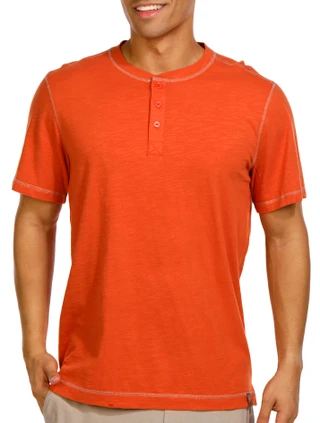 Thumbnail 2: REEL LEGENDS Reel Legends Mens Pineland Henley Short Sleeve Tee 