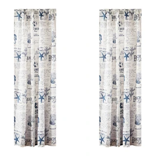 Thumbnail 4: Levtex Home Levtex Home Beach Life Drape Panel Set 