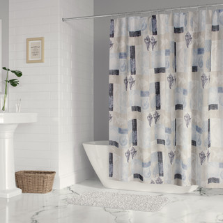 Thumbnail 1: Levtex Home Levtex Home Cerralvo Fabric Front Shower Curtain 