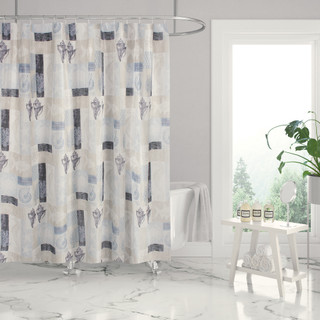 Thumbnail 4: Levtex Home Levtex Home Cerralvo Fabric Front Shower Curtain 