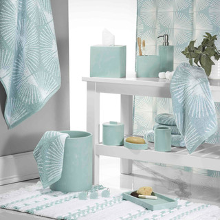Thumbnail 3: Nicole Miller Nicole Miller Kendall Oasis 12-pc. Shower Curtain Hooks 