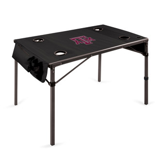 Thumbnail 2: TEXAS A&M NCAA Texas A&M Travel Portable Folding Table & Bag 