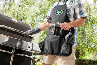 Thumbnail 4: New York Jets NFL New York Jets 6pc BBQ Apron Tote Grill Set 
