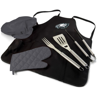 Thumbnail 1: Philadelphia Eagles NFL Philadelphia Eagles 6pc BBQ Apron Tote Grill Set 