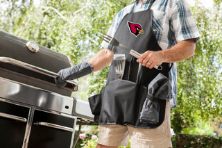Thumbnail 4: ARIZONA CARDINALS NFL Arizona Cardinals 6pc BBQ Apron Tote Grill Set 