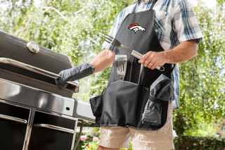 Thumbnail 4: DENVER BRONCOS NFL Denver Broncos 6pc BBQ Apron Tote Grill Set 