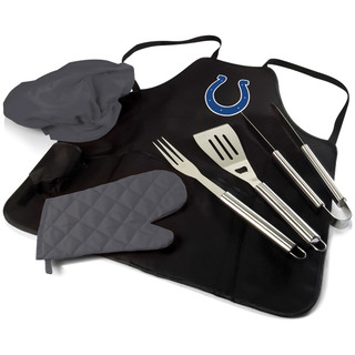 Thumbnail 2: INDIANAPOLIS COLTS NFL Indianapolis Colts 6pc BBQ Apron Tote Grill Set 
