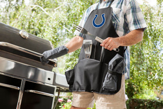 Thumbnail 4: INDIANAPOLIS COLTS NFL Indianapolis Colts 6pc BBQ Apron Tote Grill Set 