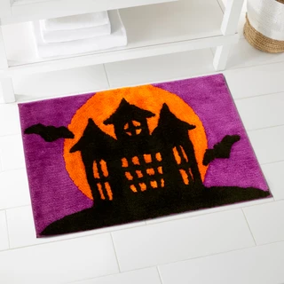 Thumbnail 4: AVANTI Avanti Spooky House Halloween Bath Rug 