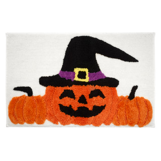 Thumbnail 1: AVANTI Avanti Pumpkin Witch Hat Halloween Bath Rug 