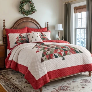 Thumbnail 4: Levtex Home Levtex Home Patchwork Pine Euro Sham Set of 2 