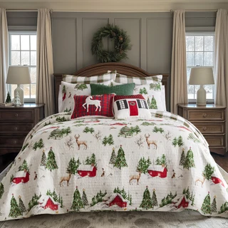 Thumbnail 4: Levtex Home Levtex Home Tatum Pines Bedspread Set 