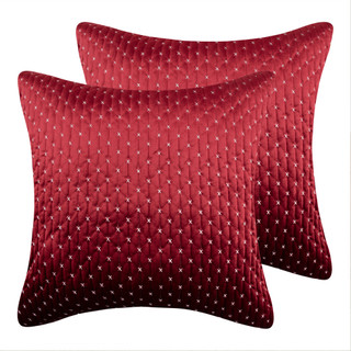 Thumbnail 2: Levtex Home Levtex Home Cross Stitch Velvet Euro Sham Set of 2 