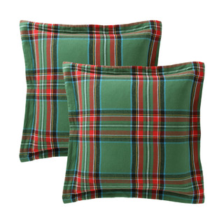 Thumbnail 2: Levtex Home Levtex Home Spencer Plaid Green Euro Sham Set of 2 