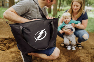 Thumbnail 2: Tampa Bay Lightning NHL Tampa Bay Lightning Tarana Cooler Tote Bag 