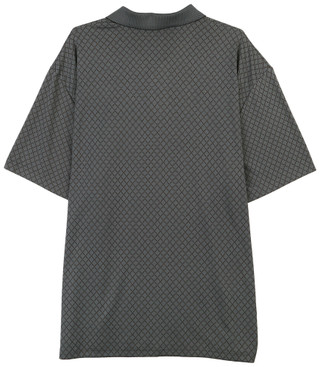 Thumbnail 6: PGA TOUR Big & Tall Mens Geo Jacquard Print Short Sleeve Polo Shirt 
