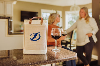 Thumbnail 2: Tampa Bay Lightning NHL Tampa Bay Lightning 2 Bottle Insulated Wine Bag 