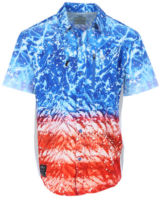 Thumbnail 12: Loco Skailz Loco Skailz Mens Performance Fishing Short Sleeve Top 