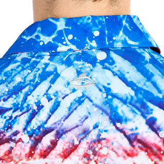 Thumbnail 4: Loco Skailz Loco Skailz Mens Performance Fishing Short Sleeve Top 