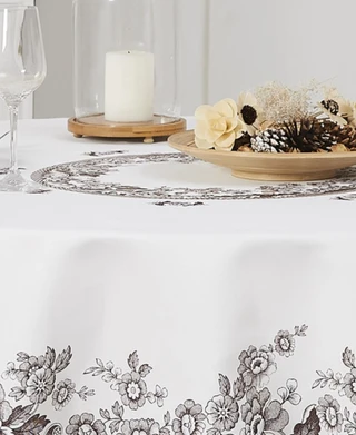 Thumbnail 10: Spode Spode  Woodlands 70 in. Round Tablecloth 