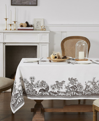 Thumbnail 12: Spode Spode Woodlands 60 in. x 84 in. Tablecloth 