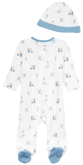 Thumbnail 6: Little Me Little Me Baby Boys 2 Pc Golf Club Footed Sleeper Set 