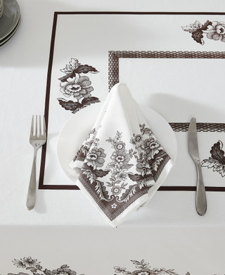 Thumbnail 10: Spode Spode Woodlands 60 in. X 102 in. Tablecloth 