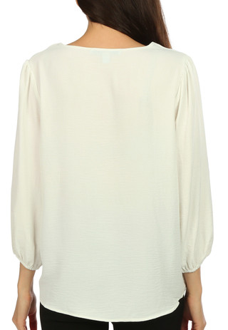 Thumbnail 4: Blue Sol Blue Sol Womens Puff Long Sleeve Solid Top 