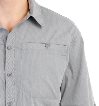 Thumbnail 3: REEL LEGENDS Reel Legends Mens Terrain Buttoned Long Sleeve Shirt 