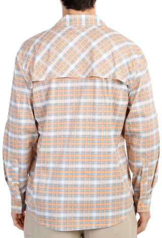 Thumbnail 6: REEL LEGENDS Reel Legends Mens Terrain Buttoned Long Sleeve Shirt 