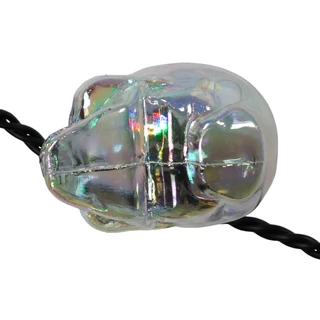 Thumbnail 12: Kurt Adler Kurt Adler UL 10-Light RGB LED Glitter Skull Light Set 