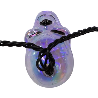 Thumbnail 14: Kurt Adler Kurt Adler UL 10-Light RGB LED Glitter Skull Light Set 