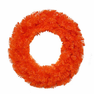 Thumbnail 2: Kurt Adler Kurt Adler 24 in. Unlit Orange Wreath 
