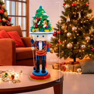 Thumbnail 16: Disney Kurt Adler 16.5-Inch Mickey & Minnie Ice Skating Nutcracker 