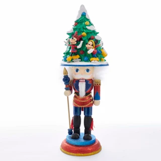 Thumbnail 2: Disney Kurt Adler 16.5-Inch Mickey & Minnie Ice Skating Nutcracker 