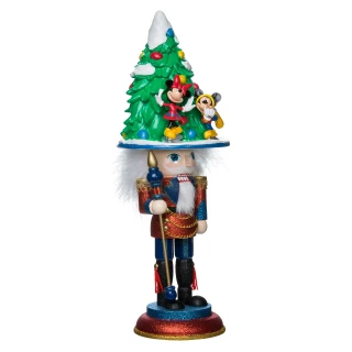 Thumbnail 4: Disney Kurt Adler 16.5-Inch Mickey & Minnie Ice Skating Nutcracker 