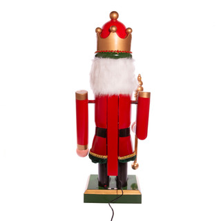 Thumbnail 8: Kurt Adler Hollywood Nutcracker 43-Inch Musical Lighted Nutcracker 