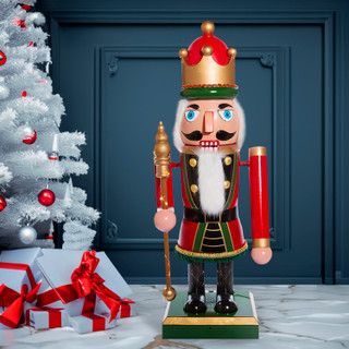 Thumbnail 16: Kurt Adler Hollywood Nutcracker 43-Inch Musical Lighted Nutcracker 