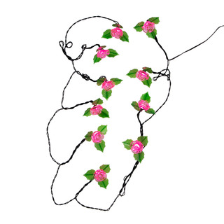 Thumbnail 12: Kurt Adler Kurt Adler UL 10-Light LED Pink Rose Light Set 