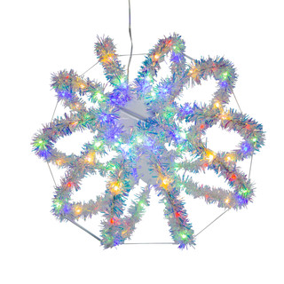 Thumbnail 14: Kurt Adler Kurt Adler 12 in. Multi-Color LED Tinsel Foldable Sphere 