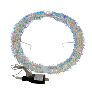 Thumbnail 4: Kurt Adler Kurt Adler 12 in. Multi-Color LED Tinsel Foldable Sphere 